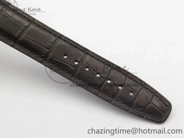 MIROTIME 0411 Efficient Portofino Chrono RG ZF 1:1 Best Edition White Dial on Brown Leather Strap A 7151